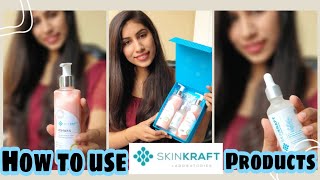 How to use SkinKraft Products  SkinKraft Product Review  Best Hair Care Brand [upl. by Omocaig688]