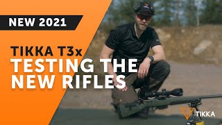 Tikka 2021 rifles in real action on shooting range [upl. by Milford]