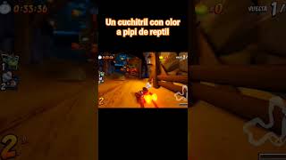 La lagartija panteonera crashteamracing ctr nintendoswitch boss komodojoe gamer humor shorts [upl. by Polito]