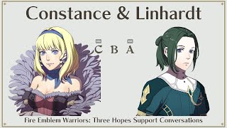 Constance amp Linhardt Support Conversations  Fire Emblem Warriors Three Hopes [upl. by Lienhard566]