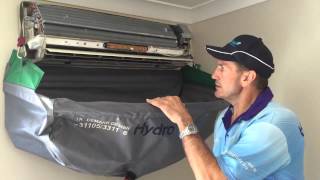 How to Clean a Split System Air Conditioner HydroKleen Brisbane South [upl. by Jensen]