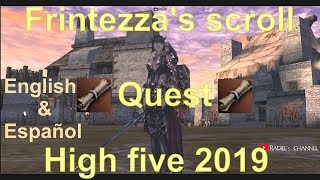 Tutorial Quest Frintezza scrolls L2 H5 2019 Español  English [upl. by Raquela]