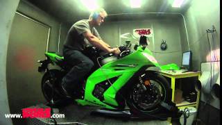 2011 Kawasaki ZX10R Dyno Run Performance Test [upl. by Llerahs]