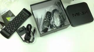 Minix Neo X5 unboxing  Android player for digital signage [upl. by Yelyak934]