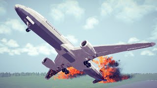 Airplanes Take Off Fails amp Crashes 8  Besiege [upl. by Naed]