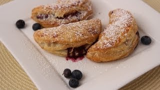 Homemade Blueberry Turnovers Recipe  Laura Vitale  Laura in the Kitchen Episode 419 [upl. by Hannah469]