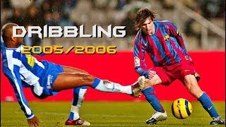 Lionel Messi ● Ultimate Dribbling Skills 20052006 HD [upl. by Neelhtakyram]