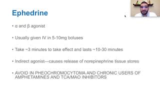 Effectiveness of Phenylephrine and Ephedrine as Cardiac Drugs [upl. by Efren]