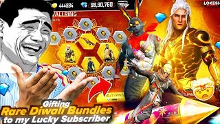 Gifting Rare Diwali Events In Subscriber Account Worth 20000 Diamonds 💎 Free Fire [upl. by Ginelle307]