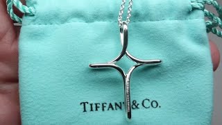 Tiffany Infinity Cross Pendant by Elsa Peretti Price 300 [upl. by Mailand]