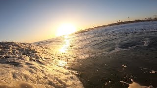 Bodyboarding Wedge POV  June 11th  2018 RAW [upl. by Malissia392]