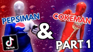 Pepsiman amp Cokeman Tiktok Compilation  Part 1 [upl. by Caneghem]