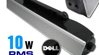 Dell ax510 stereo soundbar multimedia speaker review [upl. by Vatsug932]