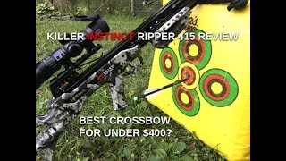 Killer Instinct Ripper 415 Review  The Best Crossbow For Under 400 [upl. by Zechariah]