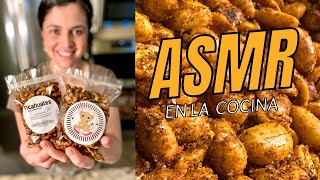 ASMR en la cocina  Cacahuates enchilados y paletas 🥜🍭 [upl. by Auqenwahs]