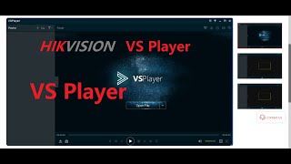 How to download and install hikvision VS Player   VS player [upl. by Hanafee]