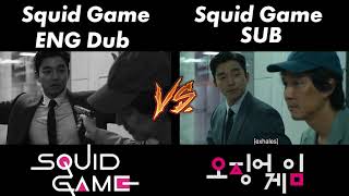 Squid Game SUB vs DUB  part 1 [upl. by Patience]