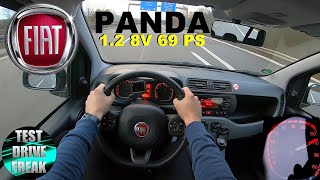 2020 Fiat Panda 12 8V 69 PS TOP SPEED AUTOBAHN DRIVE POV [upl. by Nerual]