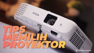 TIPS MEMILIH PROYEKTOR SESUAI BUDGET DAN KEBUTUHAN  OPTOMA X400LVe amp EPSON EBX500 [upl. by Ahsikat]