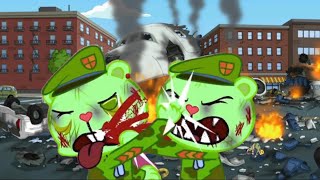 Happy Tree Friends Flippy vs Fliqpy but with The Family Guy Chicken Fight Theme [upl. by Dyanne]