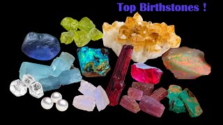 TOP TEN Birthstones healingcrystals [upl. by Adoc935]