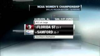 2011 womens NCAA tournament  Dallas region [upl. by Weisbrodt]