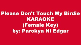 Please Dont Touch My Birdie Karaoke Female Key [upl. by Herald92]