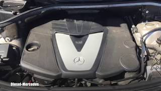 MercedesBenz OM642 Engine Cold Start Idle [upl. by Thacher]