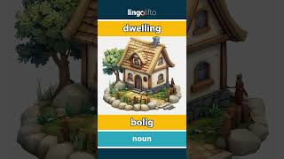 🇬🇧🇩🇰 dwelling  bolig  vocabulary builder  learn English  Lad os lære engelsk [upl. by Odey]