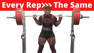 Powerlifter Squats 45 to 635 lbs With EXCELLENT Technique SHORTS [upl. by Decima]