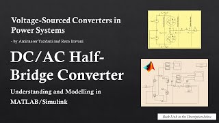 Understand and Model DCAC HalfBridge Converter  MATLABSimulink  VSC Yazdani  PWM [upl. by Adnorhs]