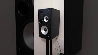 test Yamaha ns sw100 subwoofer amp active speaker Edifier R2750db [upl. by Milda]