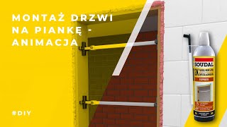 Jak zamontować drzwi na piankę montażową dwuskładnikową [upl. by Omsare65]