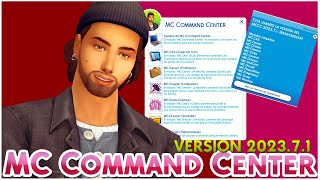 MC COMMAND CENTER VERSION 202371  LOS SIMS 4 ESPAÑOL [upl. by Eralc]