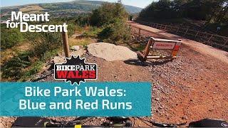 Bike Park Wales Blue and Red Runs [upl. by Anagnos507]