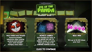 💥 quotEYE OF THE PANDAquot  NEW SLOT by HACKSAW  💥 [upl. by Marder4]