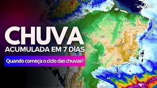 010924 PREVISÃO DAS CHUVAS BRASIL SETEMBRO DEVE CASTIGAR COM SECURA [upl. by Nylg593]