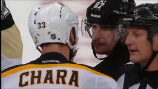 Sidney Crosby vs Zdeno Chara fight [upl. by Hamnet238]