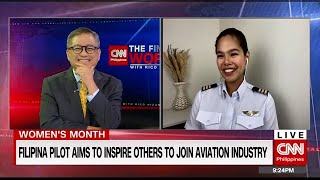 CNN Philippines  Pilot Chezka Carandang Aims to Inspire Others to Join Aviation Industry [upl. by Acisseg]