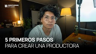 Como Crear una Productora Audiovisual desde CERO 🤯 [upl. by Noira]