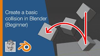 Create a basic collision in Blender Beginner [upl. by Dich776]