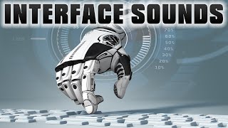 Interface Sound Effects  Futuristic Computer Sci Fi Sound Effects  HUD amp UI Sounds [upl. by Erdried]