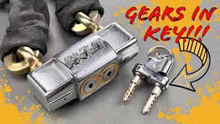 1613 Picking a GearDriven Double Prong Key [upl. by Kirbee]