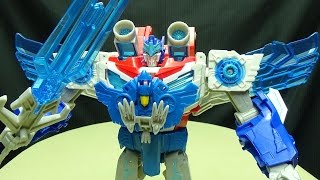 Robots in Disguise POWER SURGE OPTIMUS PRIME EmGos Transformers Reviews N Stuff [upl. by Odranar153]