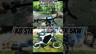 K8 STEALTH BOMBER ENDURO EBIKE COMING BACK SOON CHICAGO URBAN JUNGLE RIDE ALONG UP TRAILS 4K POV [upl. by Adianes]