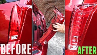 20102016 Cadillac SRX Tail Light Removal Guide UPGRADE to CLEAR 22773651 [upl. by Dyl780]