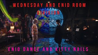 Wednesday and Enid room Division scene  Enid emma myers dance [upl. by Shandra]