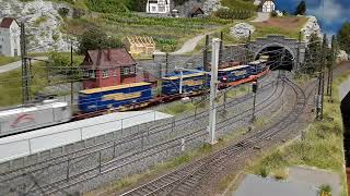 Modelleisenbahn H0 Anlagenvorstellung Fahrvideo [upl. by Waddle]