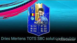 Dries Mertens TOTS SBC solution Pacybits [upl. by Castra]