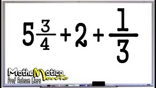 SOMA E SUBTRAÇÃO DE FRAÇÕES  Mathematicamente com Prof Robson Liers [upl. by Lovell820]